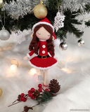 Christmas Elf Crochet Doll Pattern - Noelle