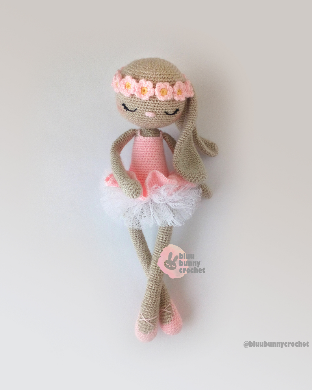 Crochet top ballerina bunny