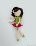 Flower Fairy Crochet Doll Pattern - Poppy
