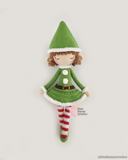 Christmas Elf Crochet Doll Pattern - Holly