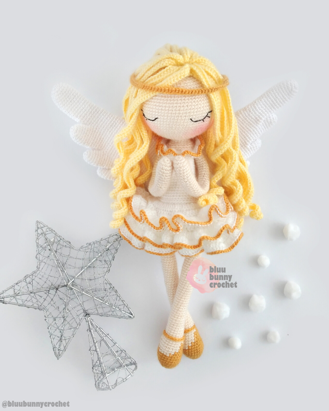 Angel Crochet Doll Pattern – Bluu Bunny Crochet