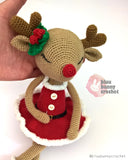 Crochet Ballerina Reindeer Pattern- Flora Fawn